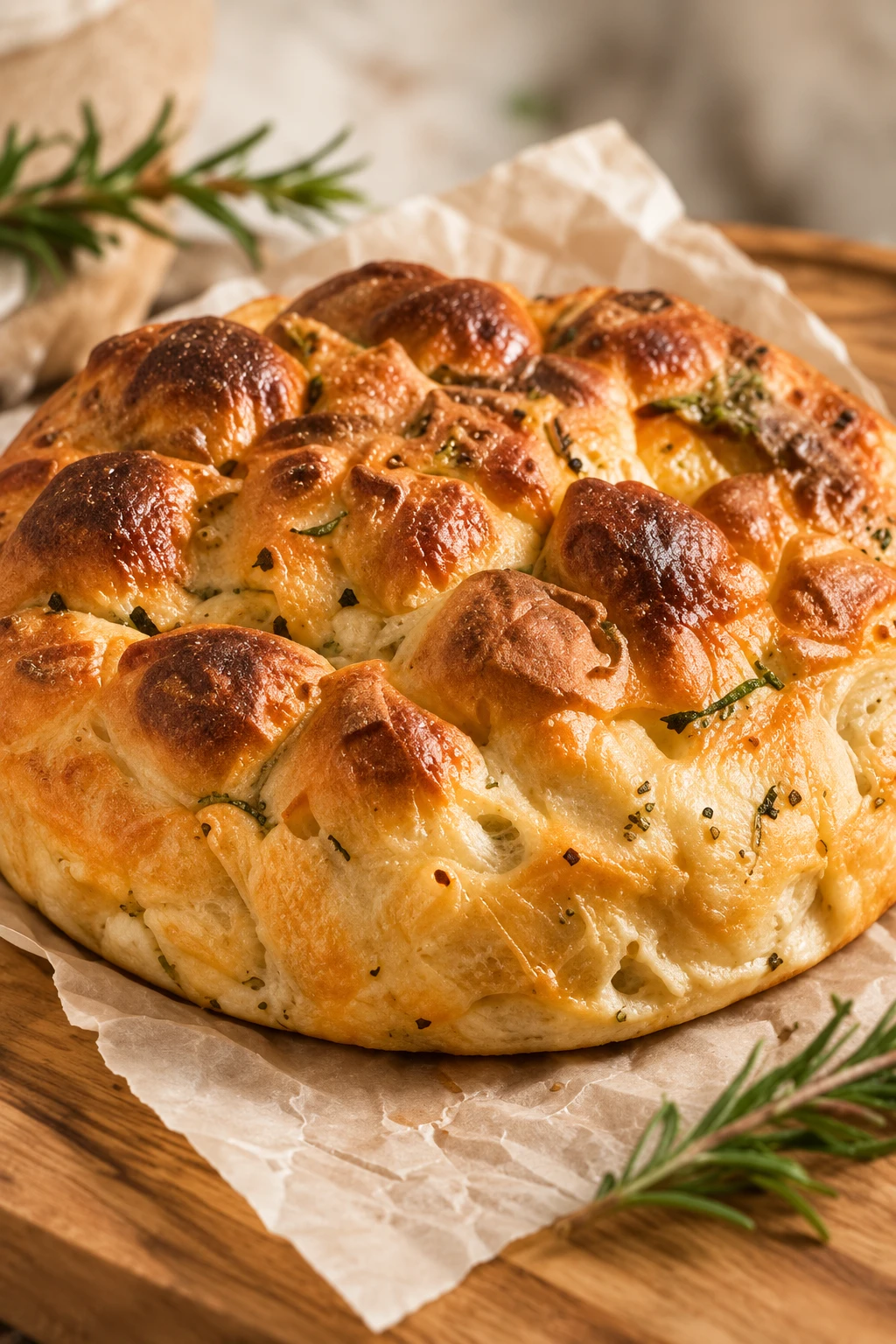 Classic Rosemary and Olive Oil Focaccia