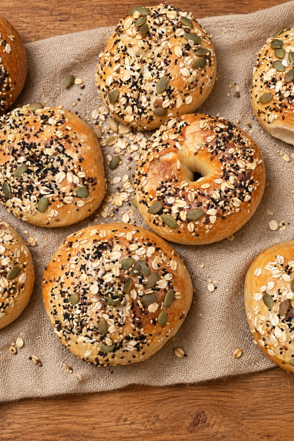 Sourdough Bagels