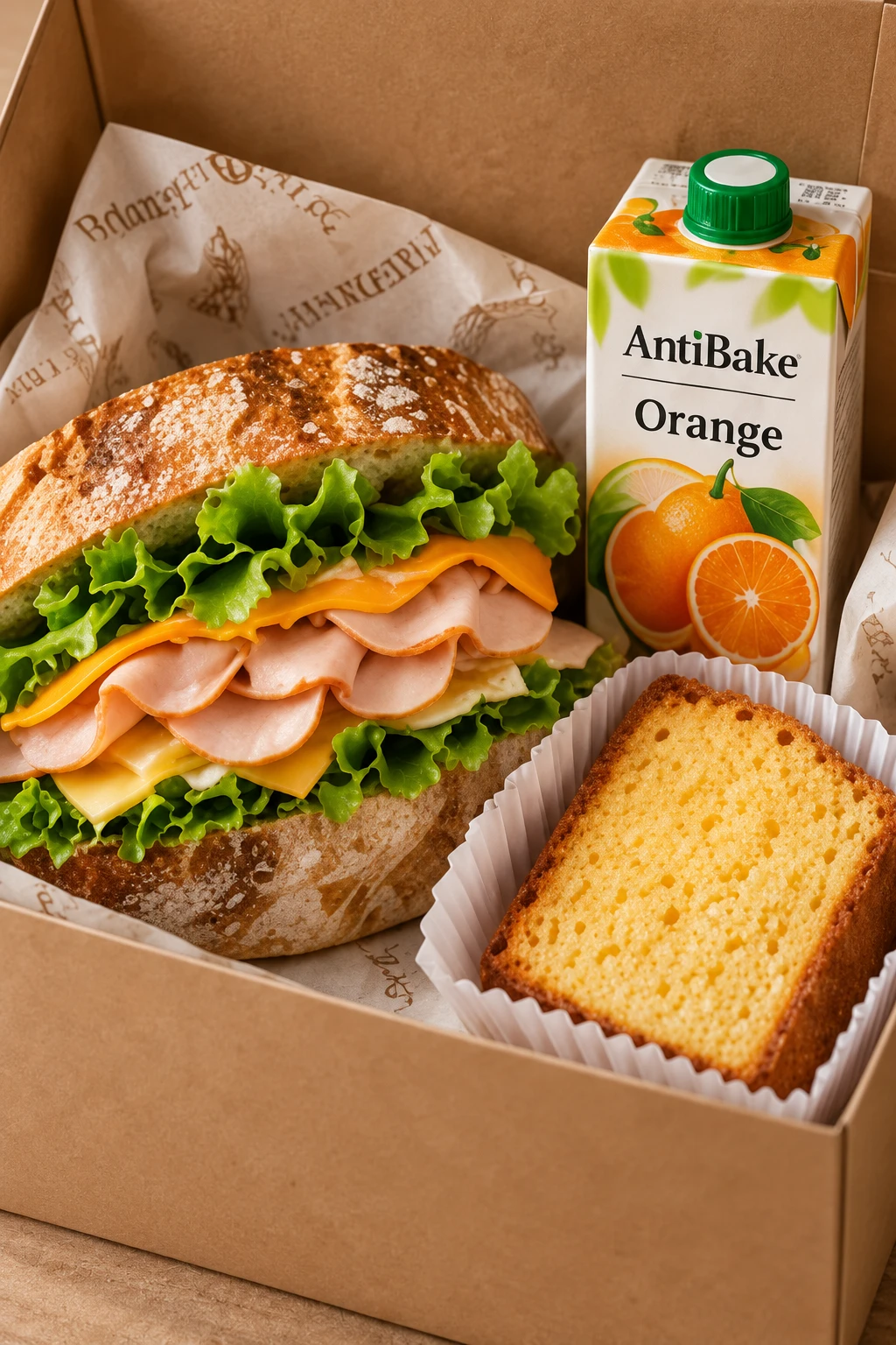 Smoked Turkey, Cheddar and Lettuce Sourdough Breakfast Box